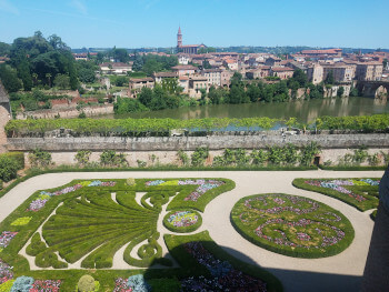 Albi gardens.
