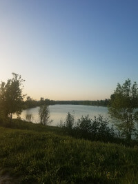 Lake outside Lisle sur Tarn.