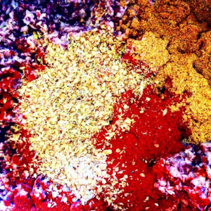 Spices: an explosion of colour.