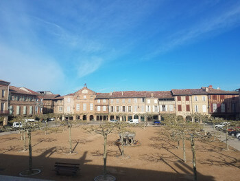 Place Paul Saissac in Lisle sur Tarn.